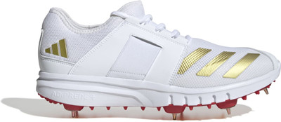 ADIDAS Howzat Spike 20 Cricket Cricket Shoes For Men(White , 9)