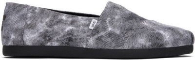 TOMS Alpargata With Cloudbound Repreve Distressed Washed Canvas Casuals For Men(Black)