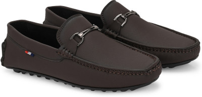 FAV SHOES Loafers For Men(Brown , 7)