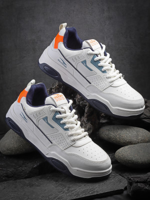 asian Vegas-01 Chunky Sneakers,Loafers,Walking Shoes Sneakers For Men(White, Orange , 10)