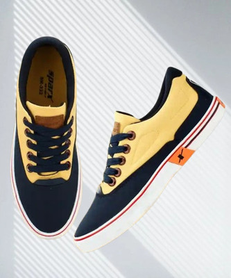 Sparx Sneakers For Men(Blue, Yellow , 9)