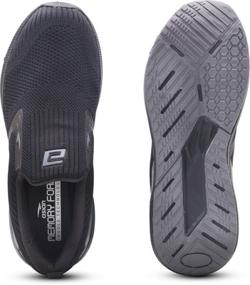 asian Wonderwalk Pro-13 Men’s Walking Shoes | Breathable Shoes with Arch Support Slip On Sneakers For Men(Black , 7)