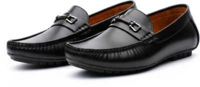 vyasol BLLFFK0601 Loafers For Men(Black , 7)