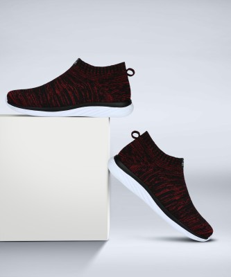 Red Tape Walking Shoes For Men(Burgundy , 10)