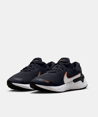 NIKE Renew Run 3 Running Shoes For Women(Black , 4)