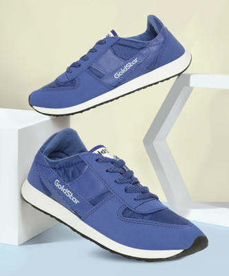 GOLDSTAR ORIGINAL GOLDSTAR 032 LIGHT WEIGHT SHOES Running Shoes For Men(Blue , 9)