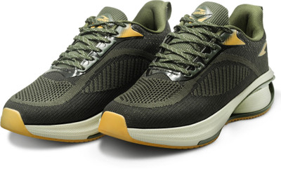 asian Sneaker For Men| Soft Cushioned Insole, Slip-Resistance Training & Gym Shoes Running Shoes For Men(Olive , 10)