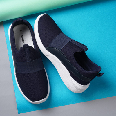 M7 By Metronaut M7-ST Premium Slip-ON Running Shoes For Men(Navy , 8)
