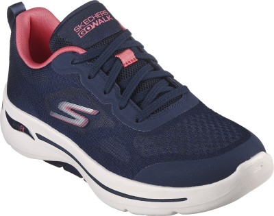 Skechers GO WALK ARCH FIT - F Walking Shoes For Women(Navy , 4)