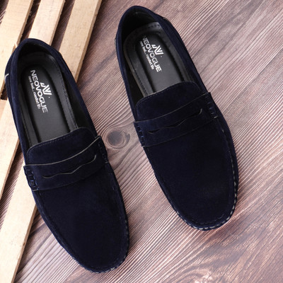 NEOVOGUE Comfortable Stylish partywear casual Loafers For Men Loafers For Men(Blue , 7)