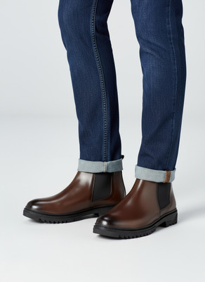 DXMODA Trendy Brown color Chelsea Boots for men Boots For Men(Brown , 7)