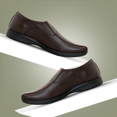 Khadim's Slip On Slip On For Men(Brown , 8)