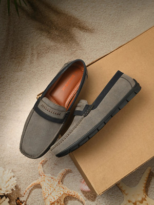 KILLER KL50007 Lightweight Comfort Extra Soft Summer Trendy Premium Stylish Loafers For Men(Grey , 6)