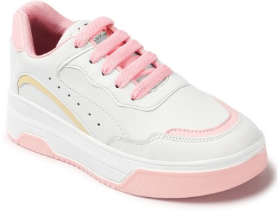 PREKANZO New Stylish Casual Sneakers For Women(Pink , 7)