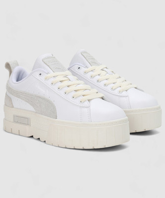 PUMA Mayze Thrifted Women Casuals For Women(White , 7)