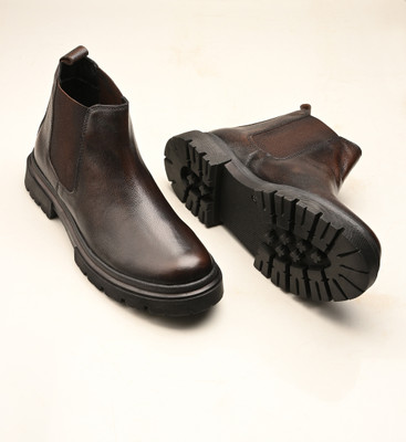 Roadster Boots For Men(Brown , 10)