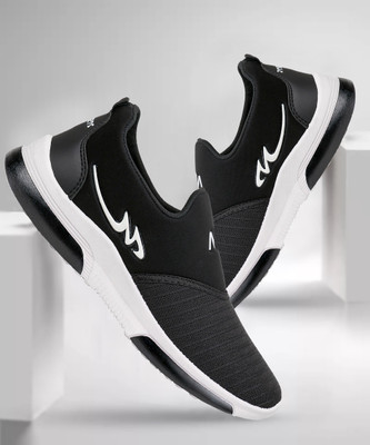 house of common FK-MEXICO Black Stylish Sports Sneakers Running Shoes For Men(Black, White , 8)