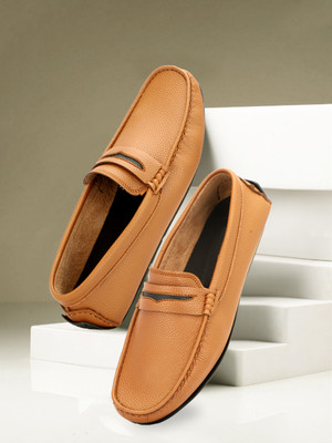 D Boots Rich Quality|Comfortable|Lightweight Driving Shoes For Men(Tan , 9)