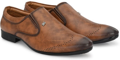 RED LIONS Brogues For Men(Tan , 8)