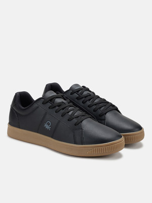 United Colors of Benetton Sneakers For Men(Black , 9)