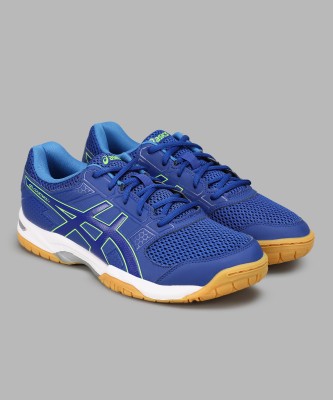 Asics GEL-COURTMOV+ Badminton Shoes For Men(Orange , 11)