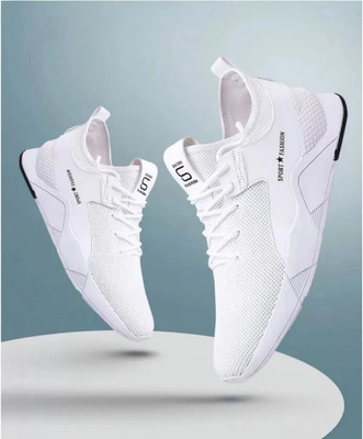 HOTSTYLE Trendy & Stylish Sneakers For Men(White , 10)