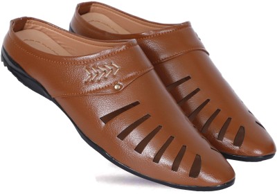 Mr Cobbler Men Tan Sandals