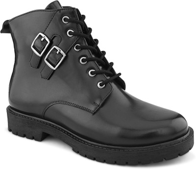 Roadster The Roadster Lifestyle Co. Women Lace-Up Ankle Boots Boots For Women(Black , 3)