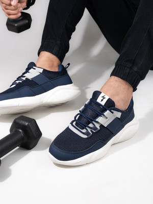 SNEAKLAB Charge Men's Trendy Latest Stylish Workout Running Sports Shoes Party Wear For Men(Blue , 9)