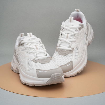 RED TAPE Women's Casual Shoes | Sleek & Comfy Everyday Wear Sneakers For Women(White, Beige , 3)