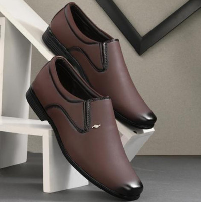 STIFRON High Demand formal| Lighweight |comfort|Trendy Party Wear For Men(Brown , 9)