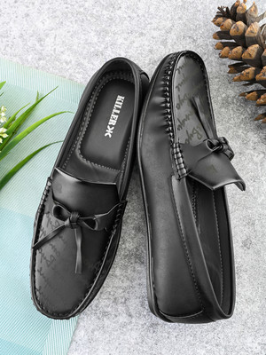 KILLER SS25 3065 Black Loafers Loafers For Men(Black , 13)