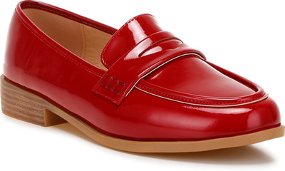 London Rag SH4991_RED Loafers For Women(Red , 6)