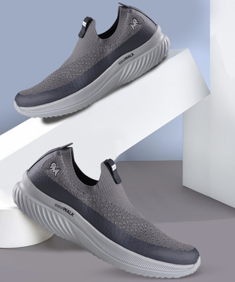 Neemans EASEWALK Slip-On Casual Shoes For Men | Premium & Stylish Slip On Sneakers For Men(Grey , 9)