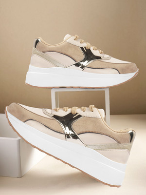 Denill Sneakers For Women(Beige , 6)
