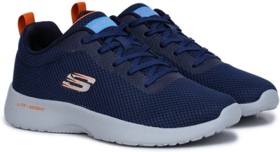 Skechers DYNAMIGHT Sports Walking Shoes For Men(Navy , 10)