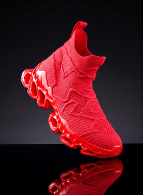 ATOM Slip-On Sneakers For Men(Red , 7)