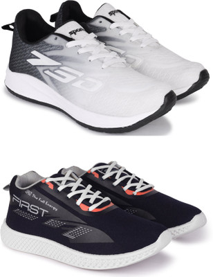 New Oranie Stylish Casual Shoes for Men Casuals For Men(White, Grey, Black , 10)