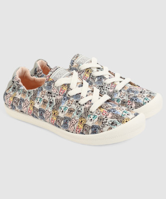 Skechers BEACH BINGO - PASTEL PAWS Sneakers For Women(Grey , 3)