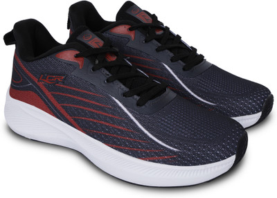 LANCER BOSS-10BLK-RED Running Shoes For Men(Black , 8)