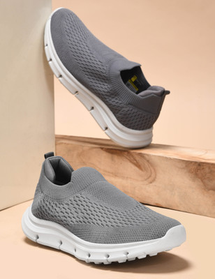 TRULITE Run-021 Lightweight Gym Training Running comfortable sports Running Shoes For Men(Grey , 10)