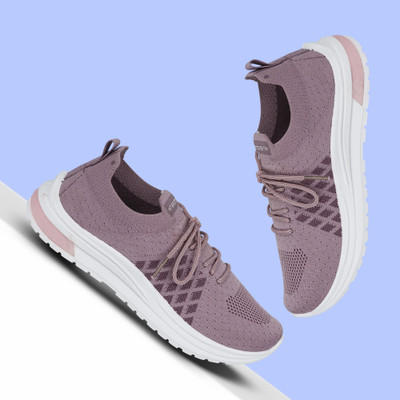 M7 By Metronaut Comfi-Line Soft Casual Sneakers For Women(Pink , 5)