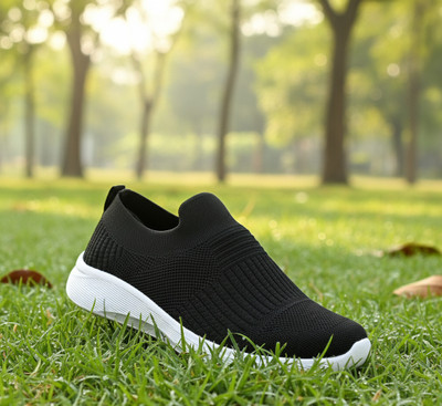 Shoegears Men's Casual Sports Shoes, Lightweight Running, Walking , Gym Outdoor , Walking Shoes For Men(Black , 7)