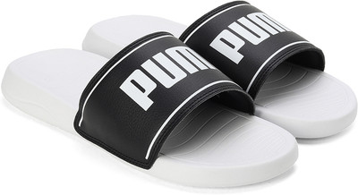 PUMA Men Slides(White , 9)
