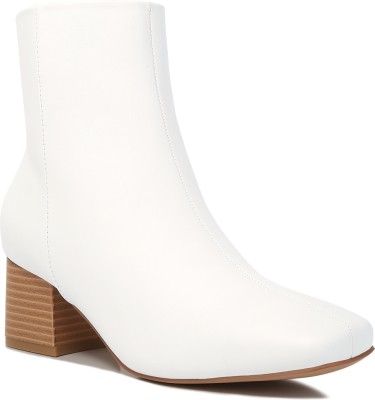 London Rag SH4364_WHITE Boots For Women(White , 3)