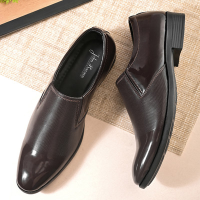 John Karsun Slip On For Men(Brown , 10)