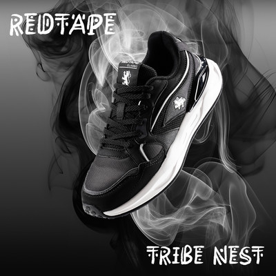 RED TAPE Lifestyle Casual Shoes for Men | Stylish PU-Mesh Upper, Breathable Comfort Sneakers For Men(Black , 10)