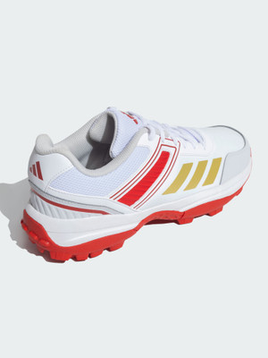 ADIDAS CRI YARD M Cricket Shoes For Men(White, Red , 7)