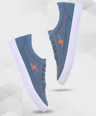 Sparx SM 852 | Stylish, Comfortable | Sneakers For Men(Blue, Orange , 10)