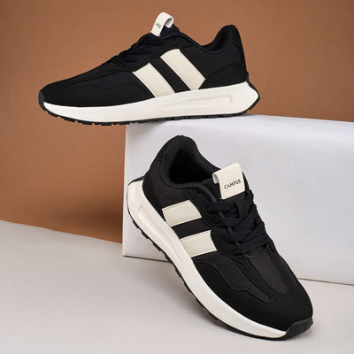 CAMPUS GRIT | Casual, Walking, Daily Wear Sneakers for Women | Lightweight Comfortable Sneakers For Women(Black , 6)